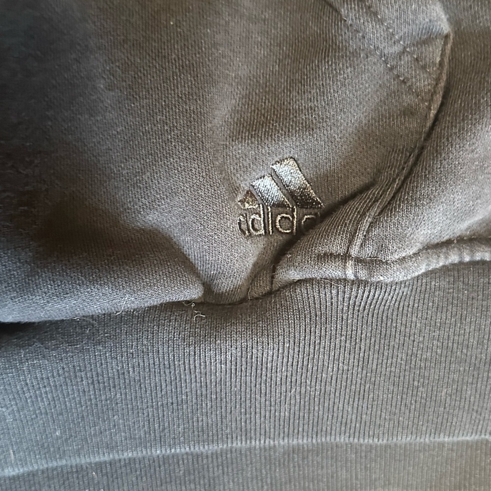 Black Hoodie with Front Pocket - Picture 2 of 5